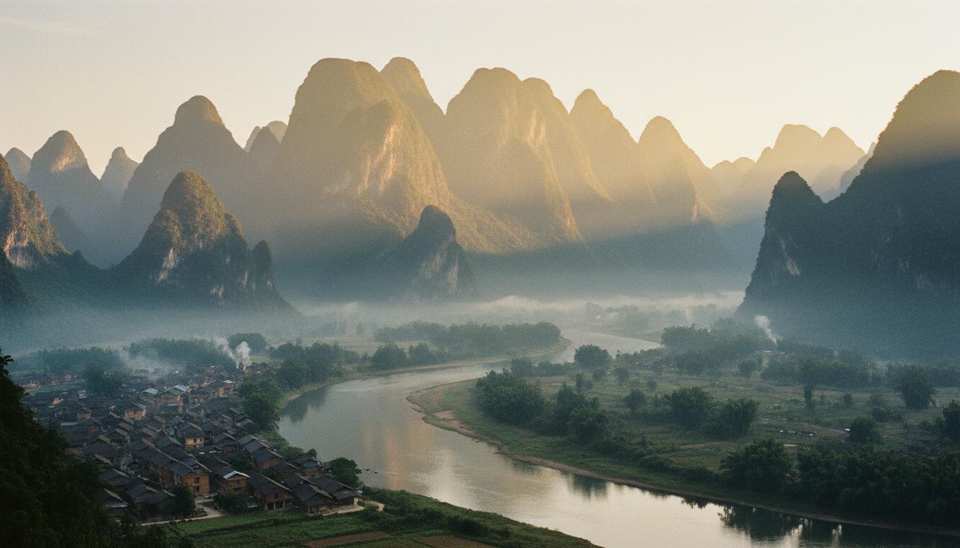 Beautiful Laos landscape - travel destinations Vientiane, Luang Prabang, Vang Vieng by car rental